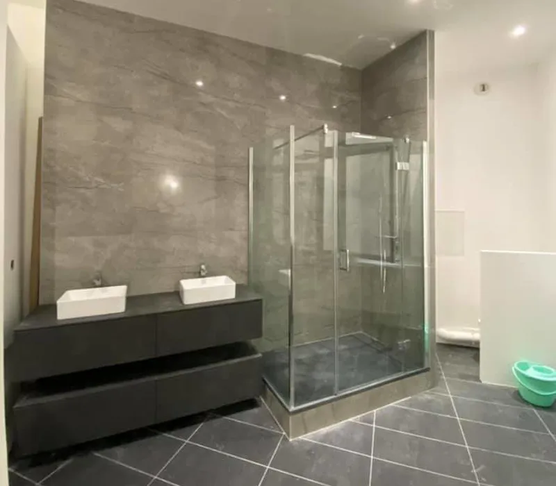 Projet installation salle de bain luxe